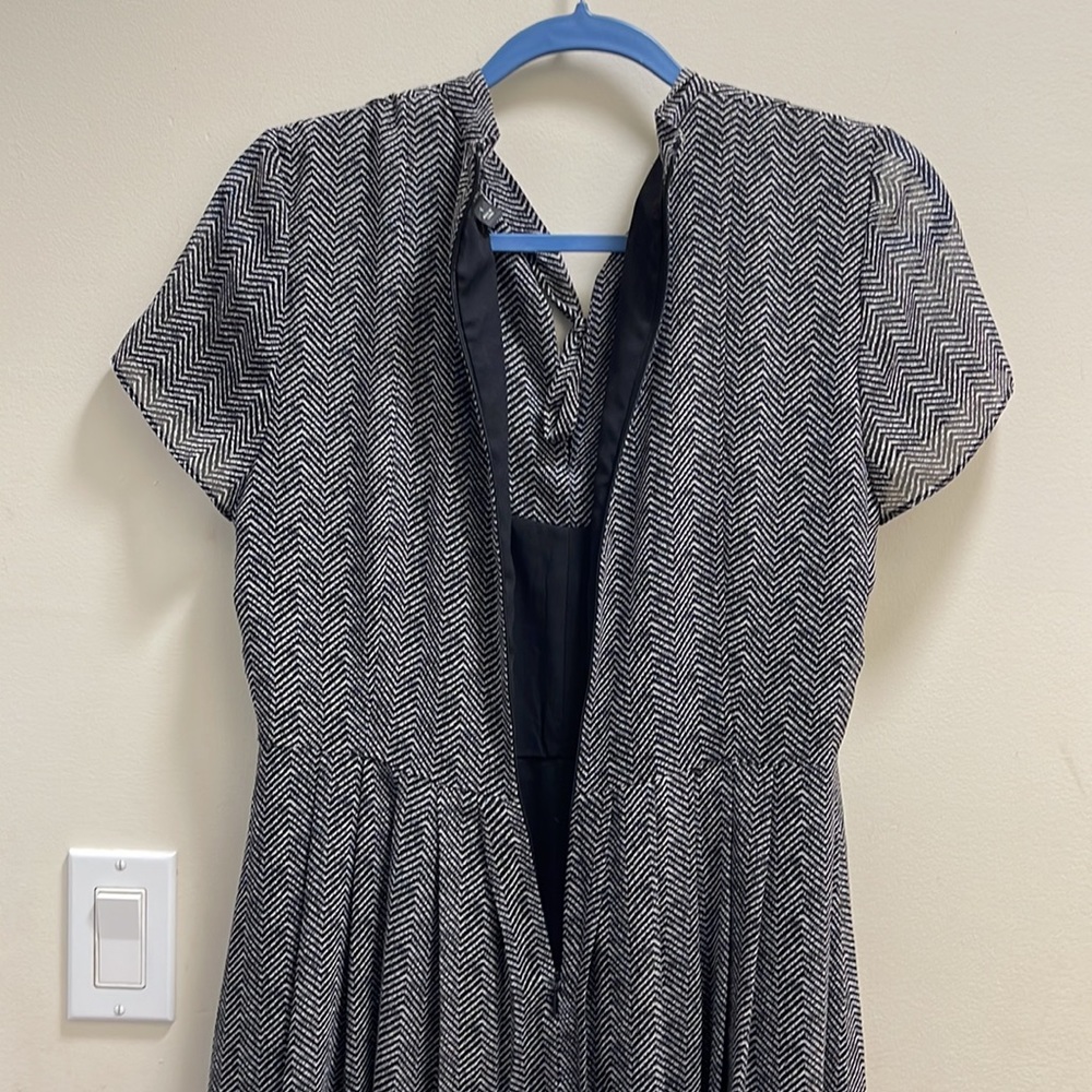 NWOT Ann Taylor Tie Neck Midi Dress (Size 8) - Picture 8 of 8